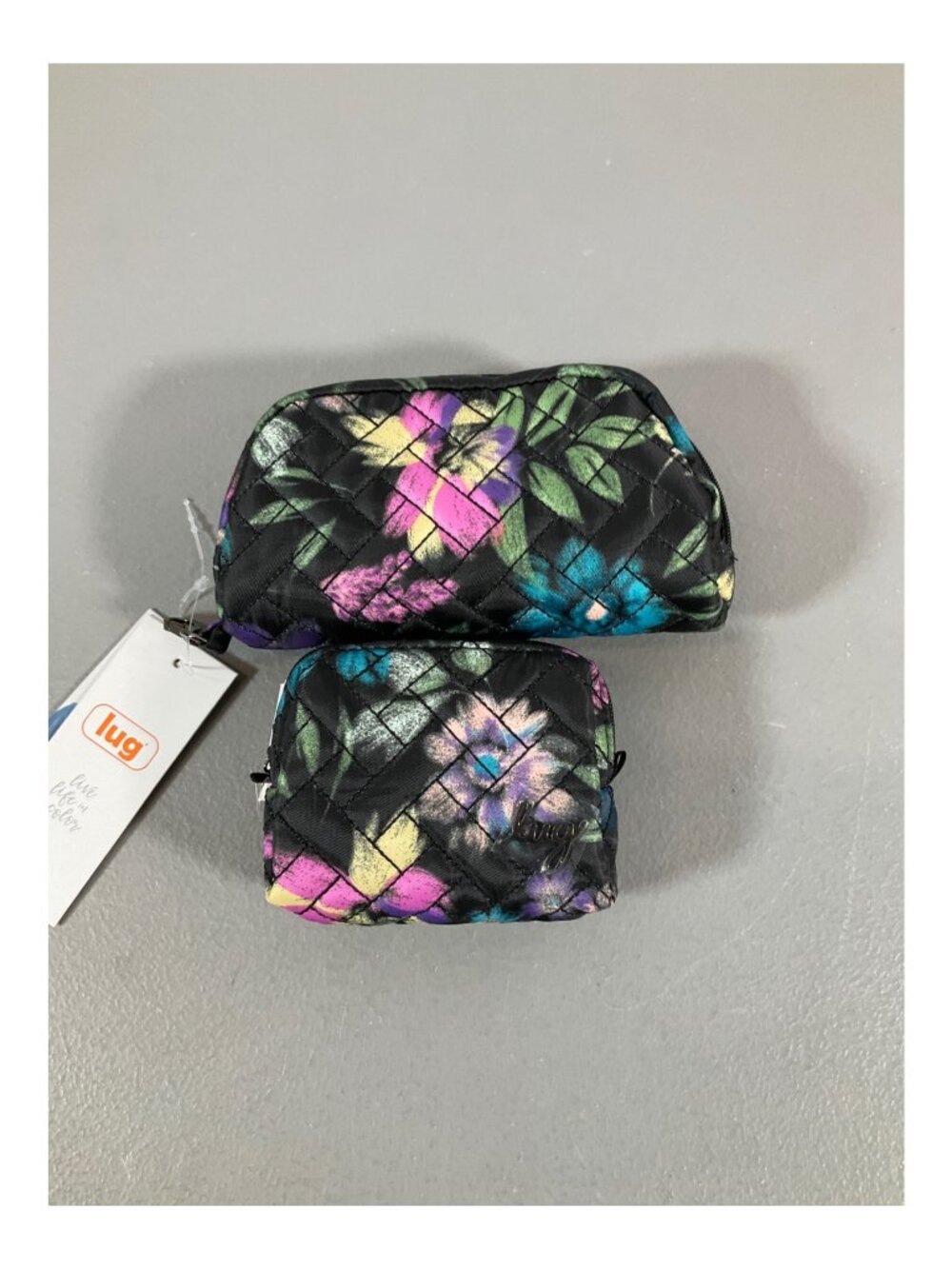 Lug Eyeglass & Mini Pill Case - Compact Dual-Use Design in Black, Color Joy Coll